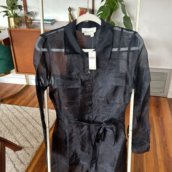 Anthropologie Sheer Jumpsuit - Picture 5 of 6